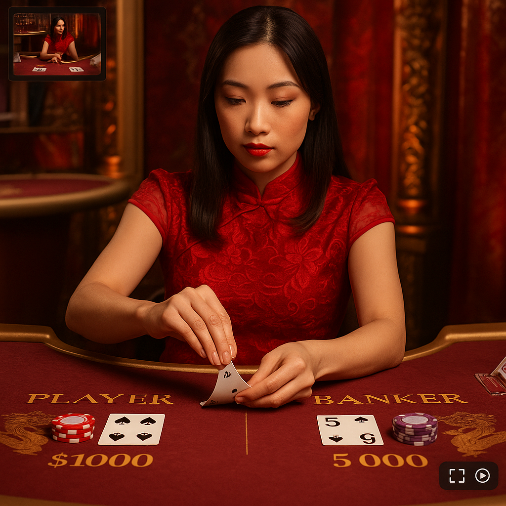 AllySpin - Live Baccarat - Croupiers en Direct