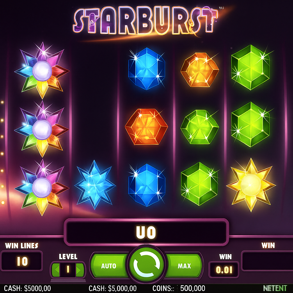 AllySpin - Starburst Slot - Jeux en Argent Réel
