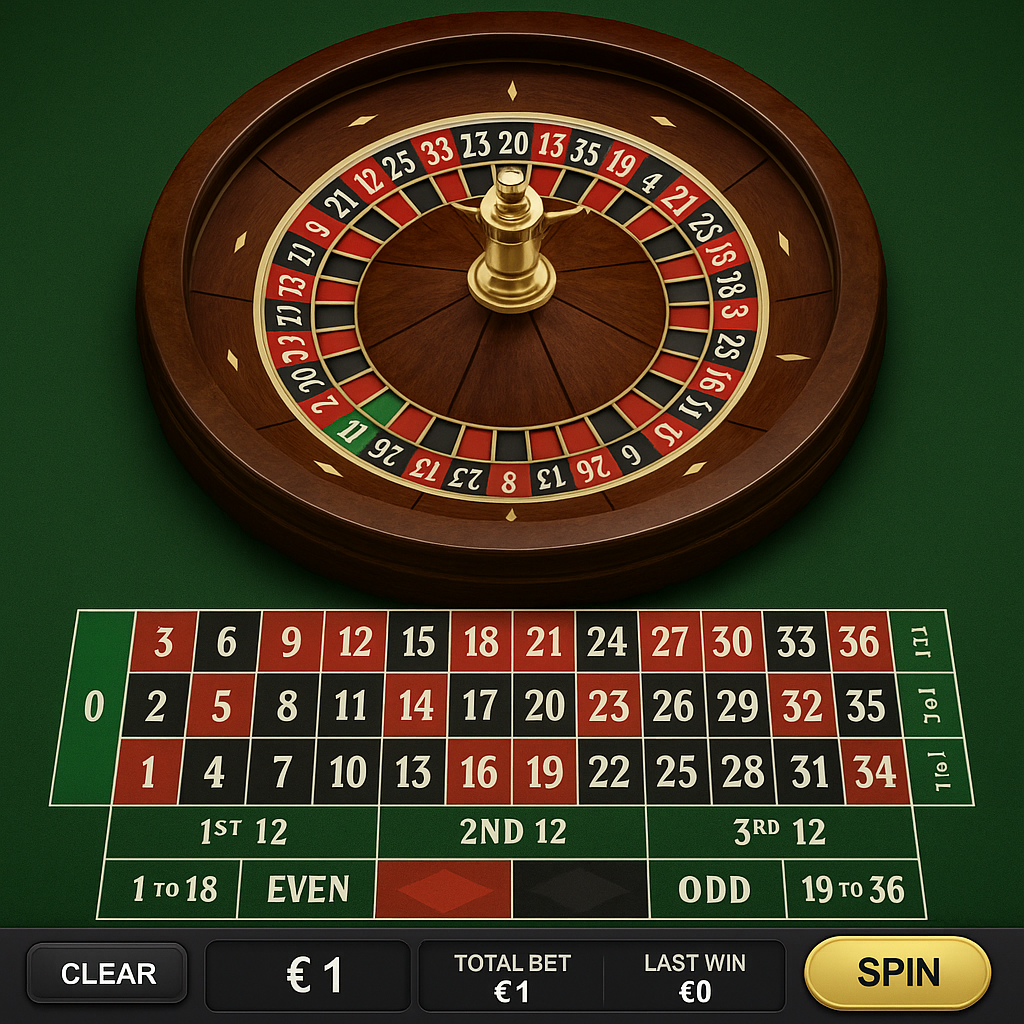 AllySpin - Roulette Européenne - Jeux de Table
